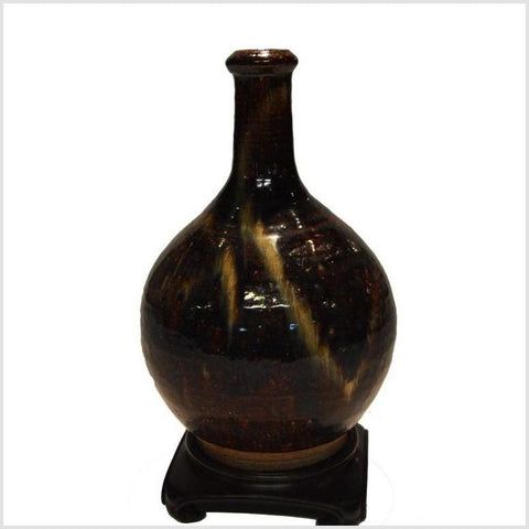 Prem Artisan Ceramic Jar-YN3589-7. Asian & Chinese Furniture, Art, Antiques, Vintage Home Décor for sale at FEA Home