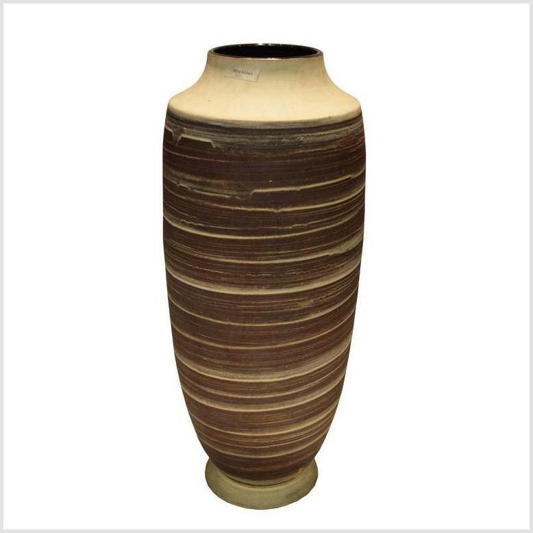 Prem Artisan Ceramic Vase-1. Asian & Chinese Furniture, Art, Antiques, Vintage Home Décor for sale at FEA Home