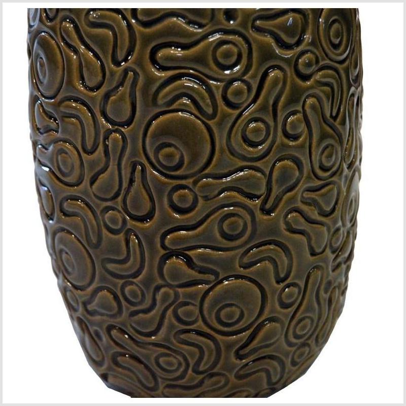 Prem Artisan Ceramic Vase-2. Asian & Chinese Furniture, Art, Antiques, Vintage Home Décor for sale at FEA Home