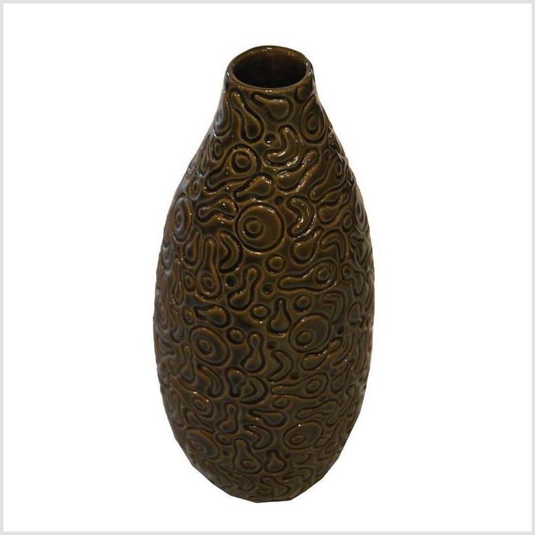 Prem Artisan Ceramic Vase-1. Asian & Chinese Furniture, Art, Antiques, Vintage Home Décor for sale at FEA Home