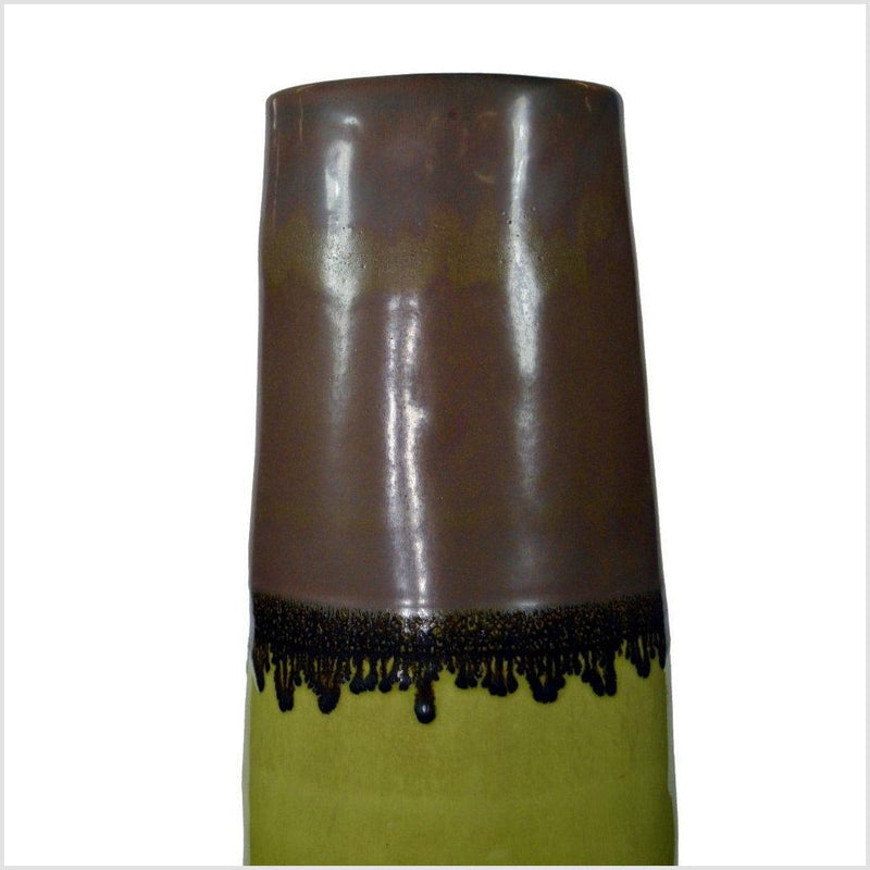Prem Artisan Ceramic Vase-YNE706-4. Asian & Chinese Furniture, Art, Antiques, Vintage Home Décor for sale at FEA Home