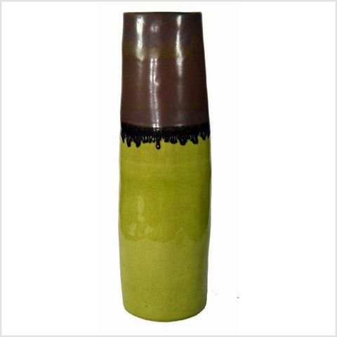 Prem Artisan Ceramic Vase-YNE706-5. Asian & Chinese Furniture, Art, Antiques, Vintage Home Décor for sale at FEA Home