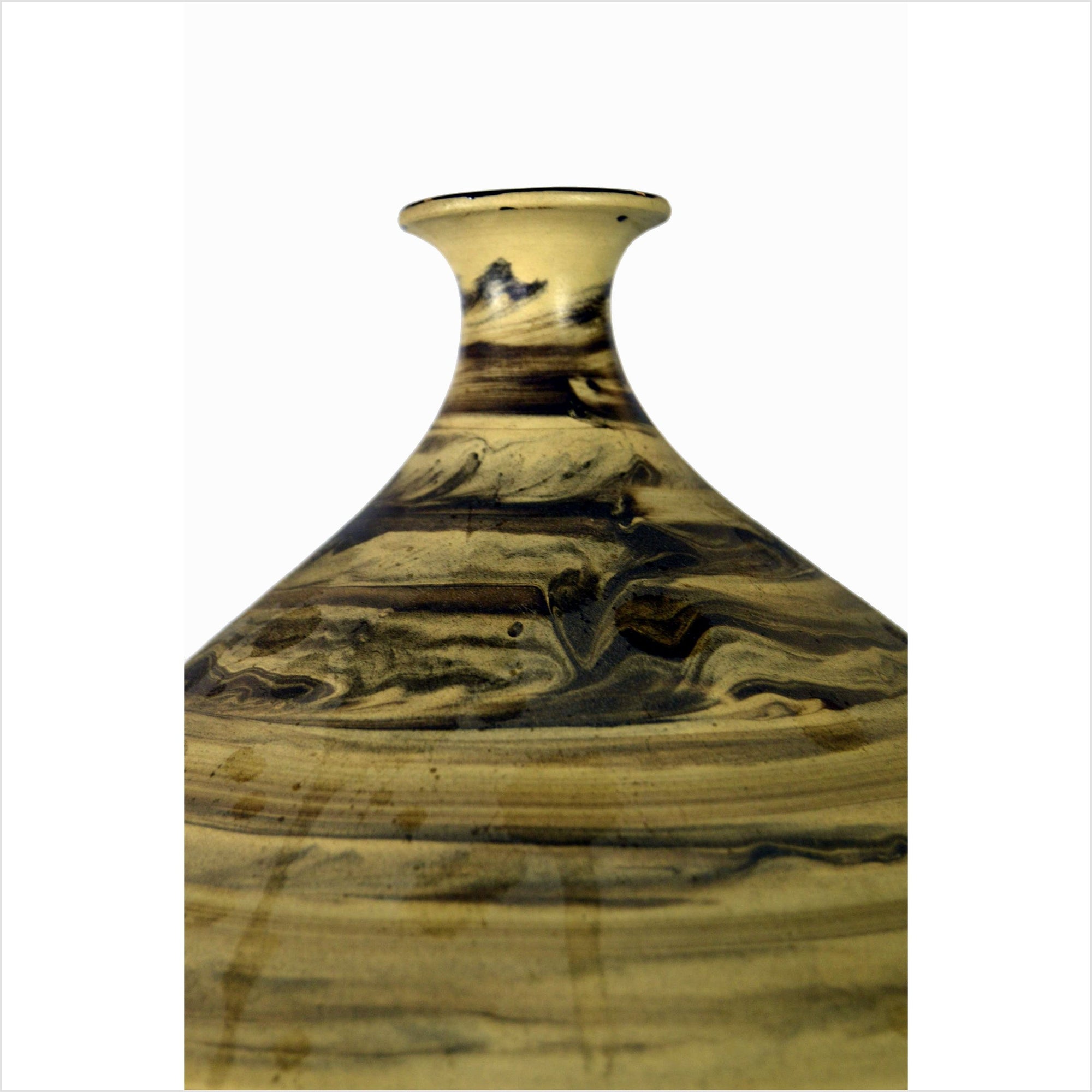 Prem Artisan Large Ceramic Vase-2. Asian & Chinese Furniture, Art, Antiques, Vintage Home Décor for sale at FEA Home