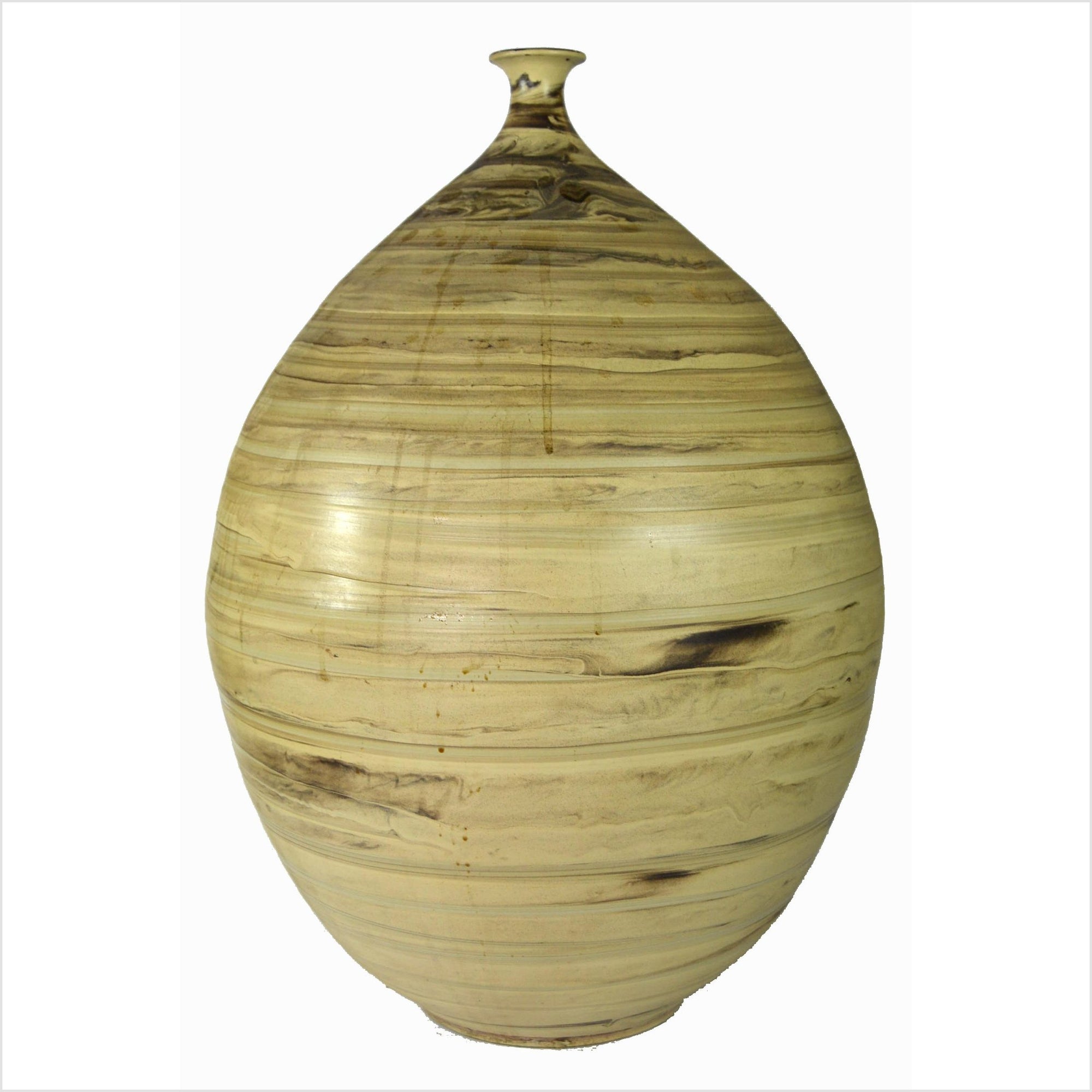 Prem Artisan Large Ceramic Vase-1. Asian & Chinese Furniture, Art, Antiques, Vintage Home Décor for sale at FEA Home