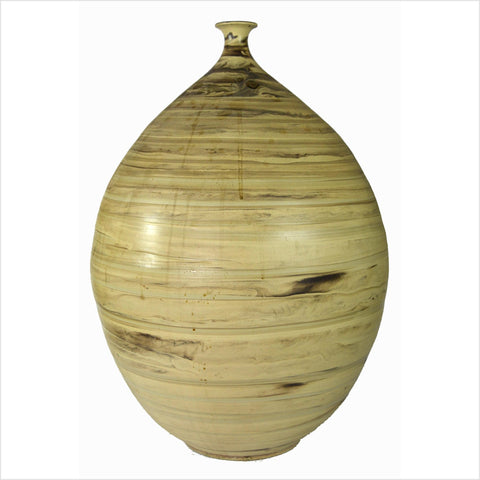 Prem Artisan Large Ceramic Vase- Asian Antiques, Vintage Home Decor & Chinese Furniture - FEA Home