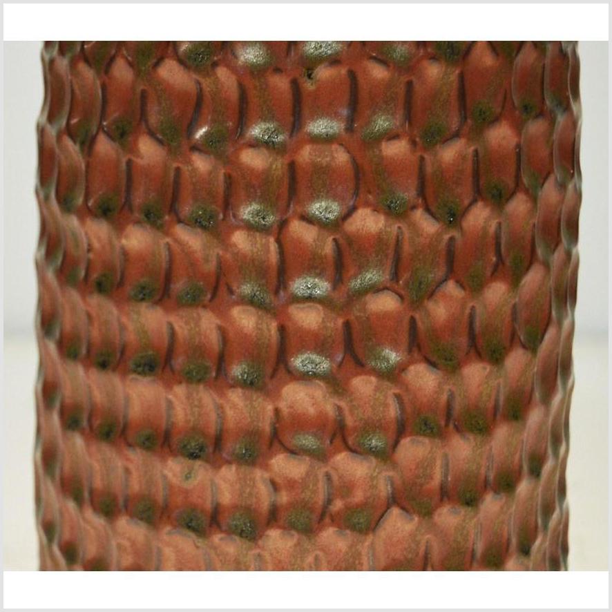 Prem Artisan Snakeskin Ceramic Vase-2. Asian & Chinese Furniture, Art, Antiques, Vintage Home Décor for sale at FEA Home