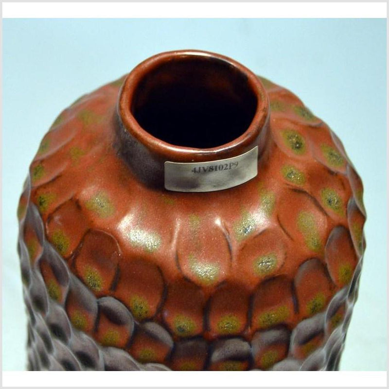 Prem Artisan Snakeskin Ceramic Vase 