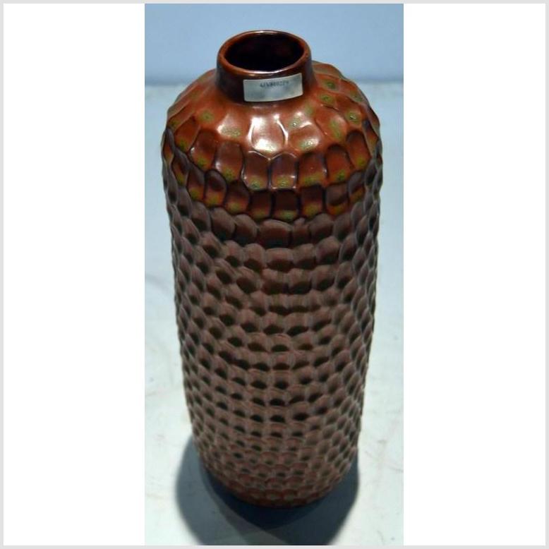 Prem Artisan Snakeskin Ceramic Vase-4. Asian &amp; Chinese Furniture, Art, Antiques, Vintage Home Décor for sale at FEA Home