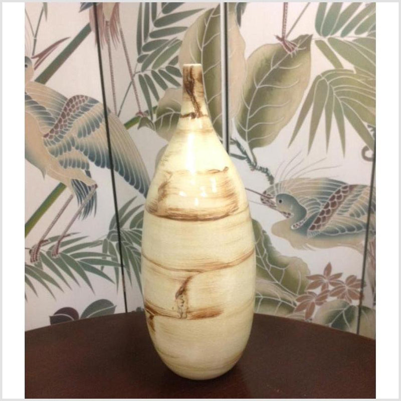 Prem Ceramic Vase- Asian Antiques, Vintage Home Decor & Chinese Furniture - FEA Home