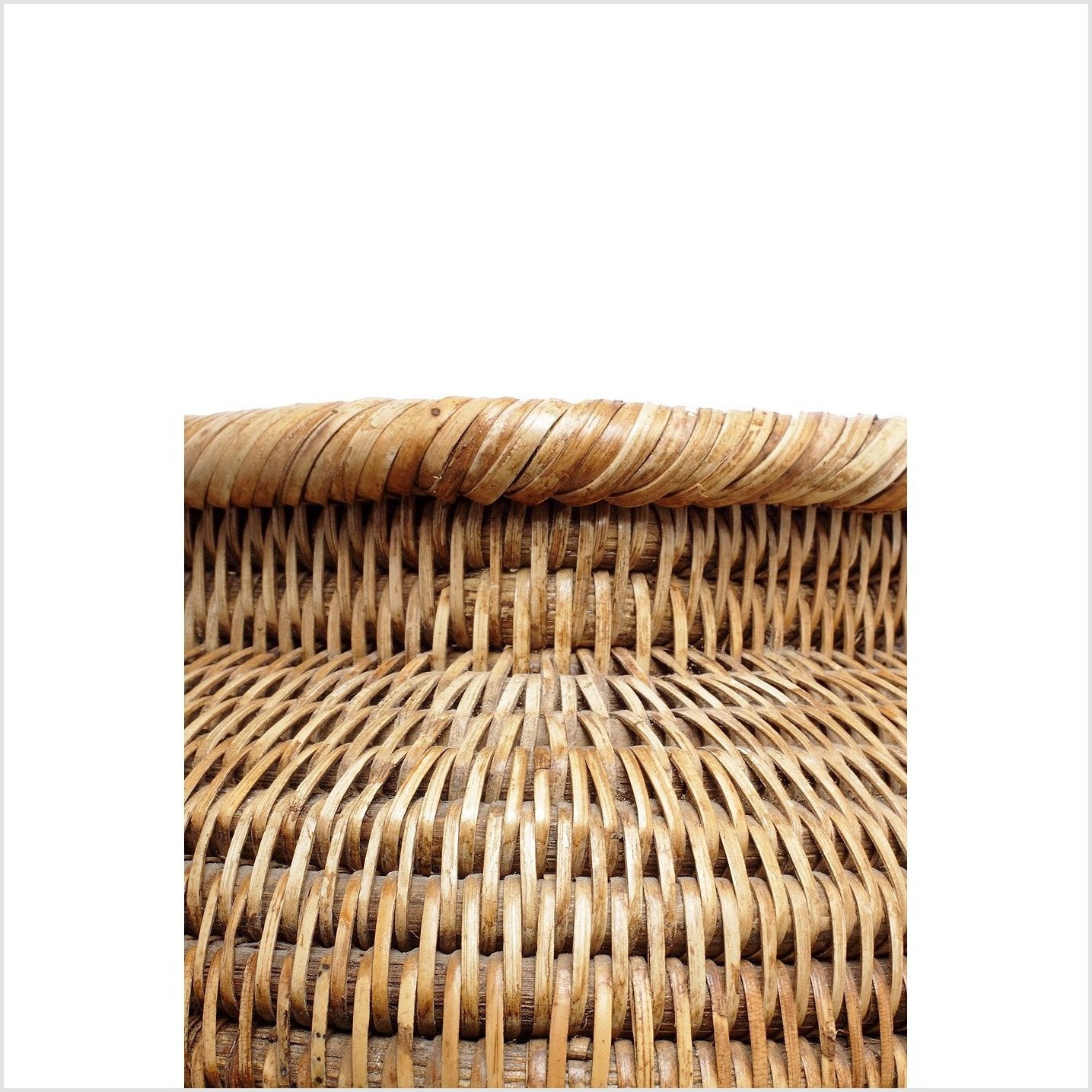 Rattan Square Basket-3. Asian &amp; Chinese Furniture, Art, Antiques, Vintage Home Décor for sale at FEA Home