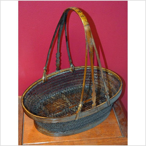 Rattan Wedding Basket- Asian Antiques, Vintage Home Decor & Chinese Furniture - FEA Home