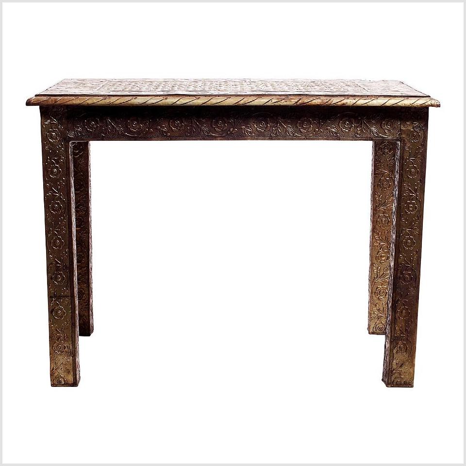 Rectangular Hammered Silver Table-1. Asian & Chinese Furniture, Art, Antiques, Vintage Home Décor for sale at FEA Home