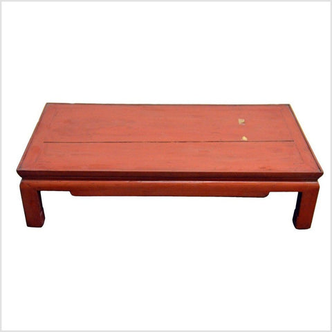Red Lacquer Chinese Offering Table