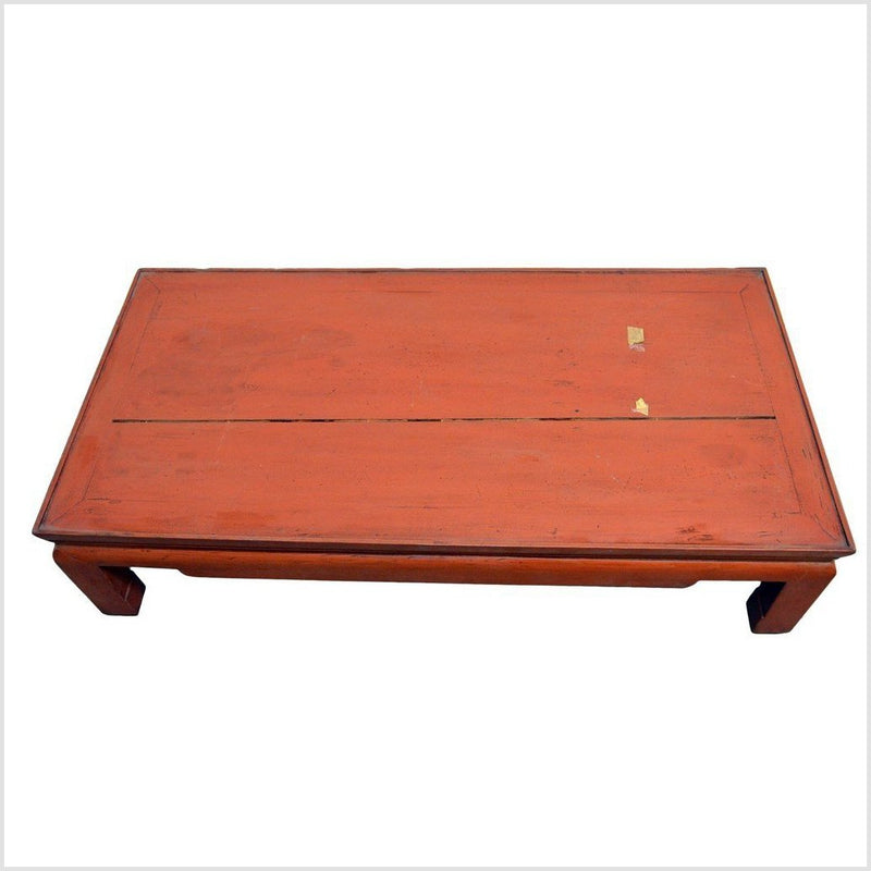Chinese Offering Table Red Lacquer Chinese Offering Table