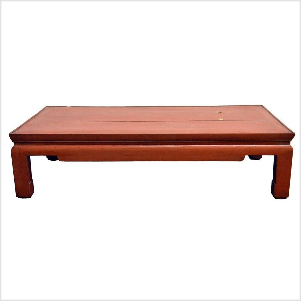 Chinese Offering Table Red Lacquer Chinese Offering Table