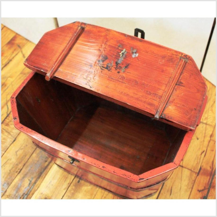 Red Lacquer Food Box-1. Asian & Chinese Furniture, Art, Antiques, Vintage Home Décor for sale at FEA Home