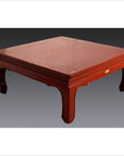 Red Lacquer Low Chow Leg Table-2. Asian & Chinese Furniture, Art, Antiques, Vintage Home Décor for sale at FEA Home