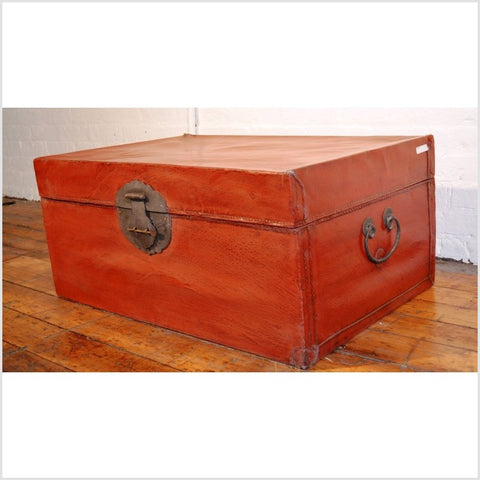 Red Leather Trunk
