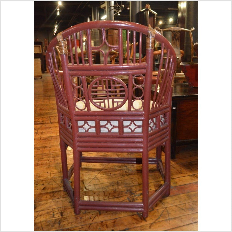 Burmese Rattan Polo Chair-YN1788-1. Asian & Chinese Furniture, Art, Antiques, Vintage Home Décor for sale at FEA Home