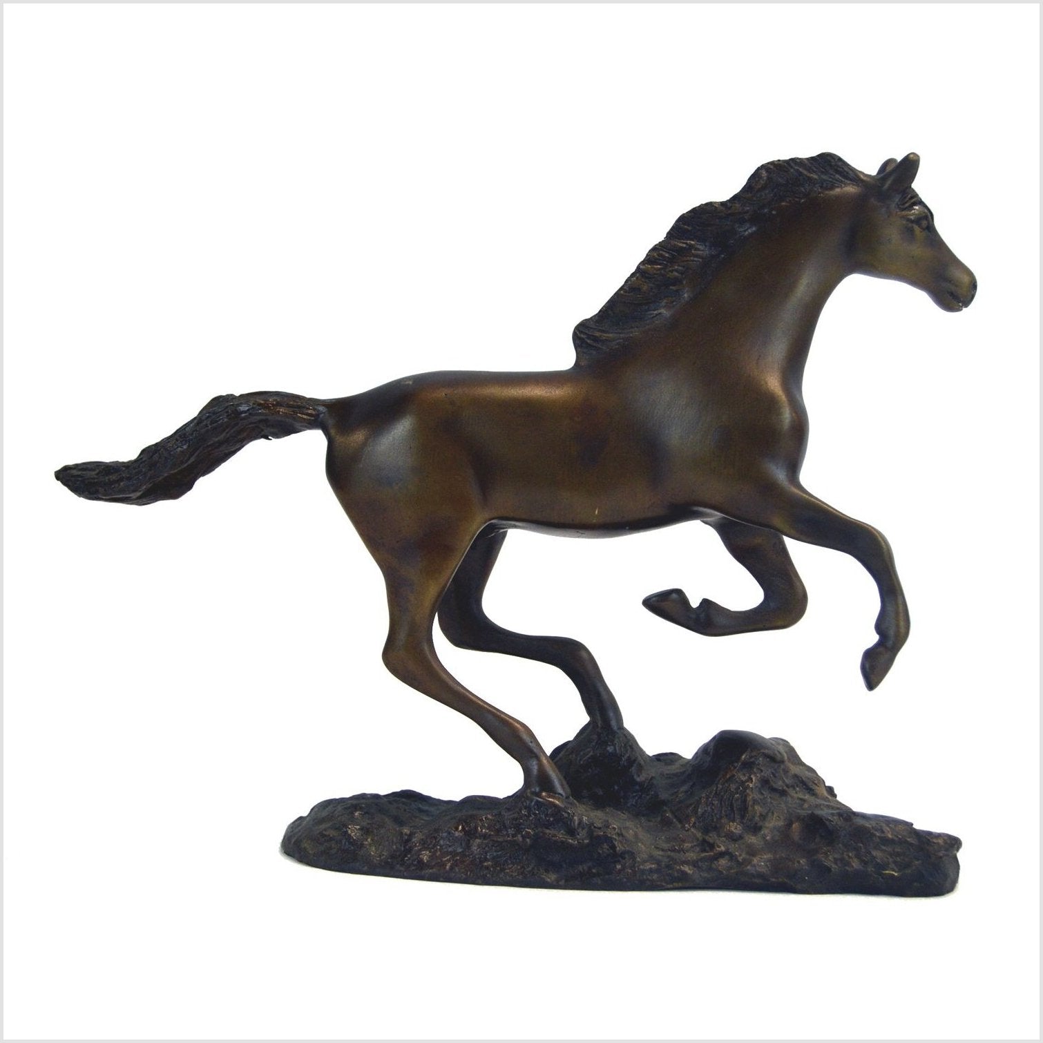 Running Horse Bronze Sculpture-6. Asian &amp; Chinese Furniture, Art, Antiques, Vintage Home Décor for sale at FEA Home