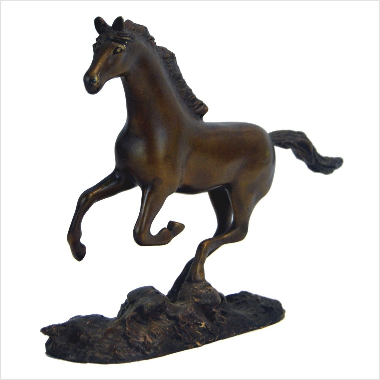Running Horse Bronze Sculpture-8. Asian &amp; Chinese Furniture, Art, Antiques, Vintage Home Décor for sale at FEA Home