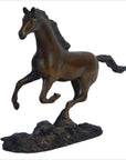 Running Horse Bronze Sculpture-8. Asian & Chinese Furniture, Art, Antiques, Vintage Home Décor for sale at FEA Home