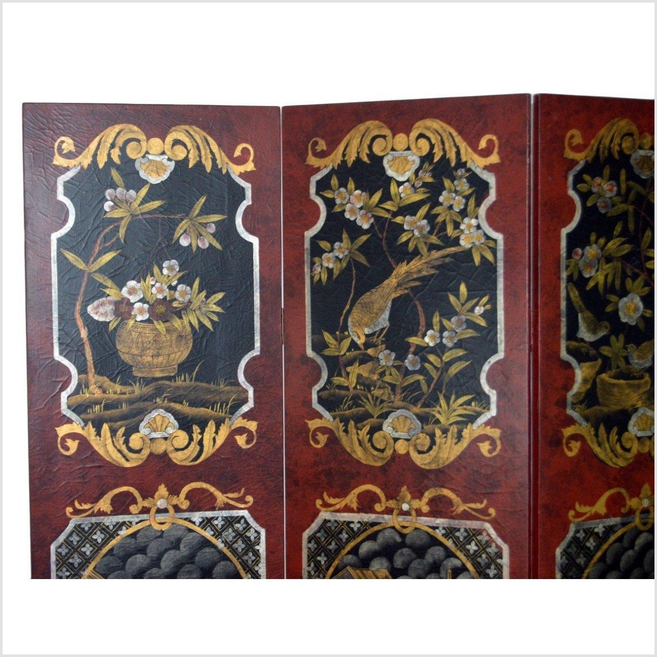 Screen-2. Asian & Chinese Furniture, Art, Antiques, Vintage Home Décor for sale at FEA Home