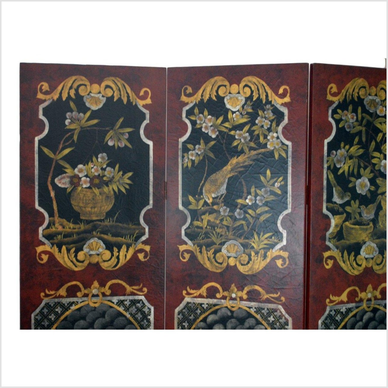 Screen-4. Asian &amp; Chinese Furniture, Art, Antiques, Vintage Home Décor for sale at FEA Home