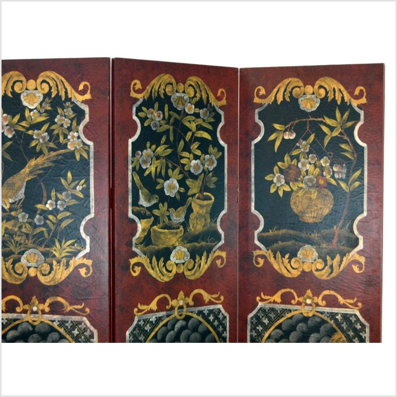 Screen-5. Asian &amp; Chinese Furniture, Art, Antiques, Vintage Home Décor for sale at FEA Home