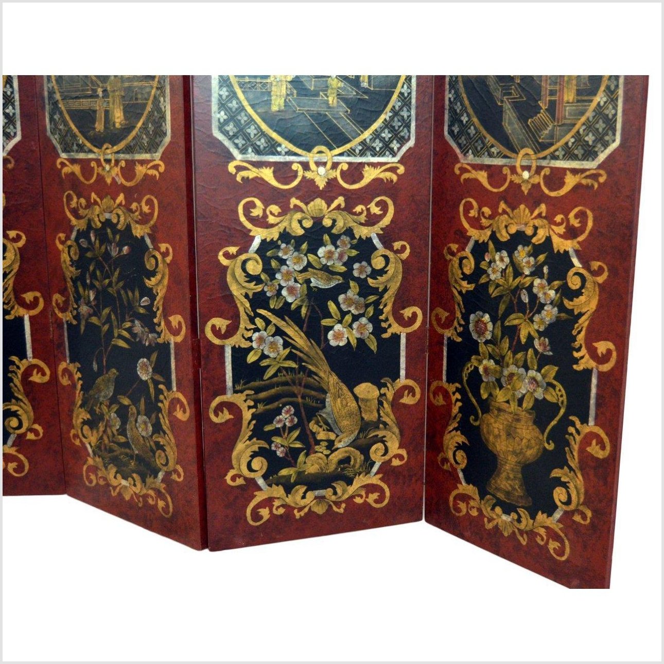 Screen-9. Asian &amp; Chinese Furniture, Art, Antiques, Vintage Home Décor for sale at FEA Home