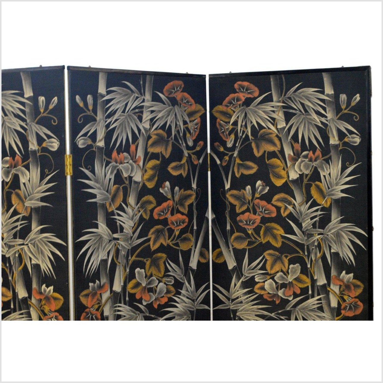 Chinese Floral Screen-6. Asian &amp; Chinese Furniture, Art, Antiques, Vintage Home Décor for sale at FEA Home