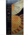Black Lacquered 6-Panel Screen-8. Asian & Chinese Furniture, Art, Antiques, Vintage Home Décor for sale at FEA Home