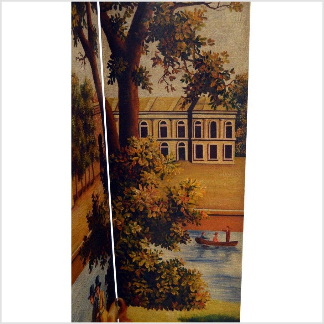 4-Panel Painted Screen-2. Asian & Chinese Furniture, Art, Antiques, Vintage Home Décor for sale at FEA Home