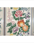 4-Panel Chinese Vintage Screen with Collage of Spring Flowers-4. Asian & Chinese Furniture, Art, Antiques, Vintage Home Décor for sale at FEA Home
