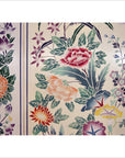 4-Panel Chinese Vintage Screen with Collage of Spring Flowers-5. Asian & Chinese Furniture, Art, Antiques, Vintage Home Décor for sale at FEA Home
