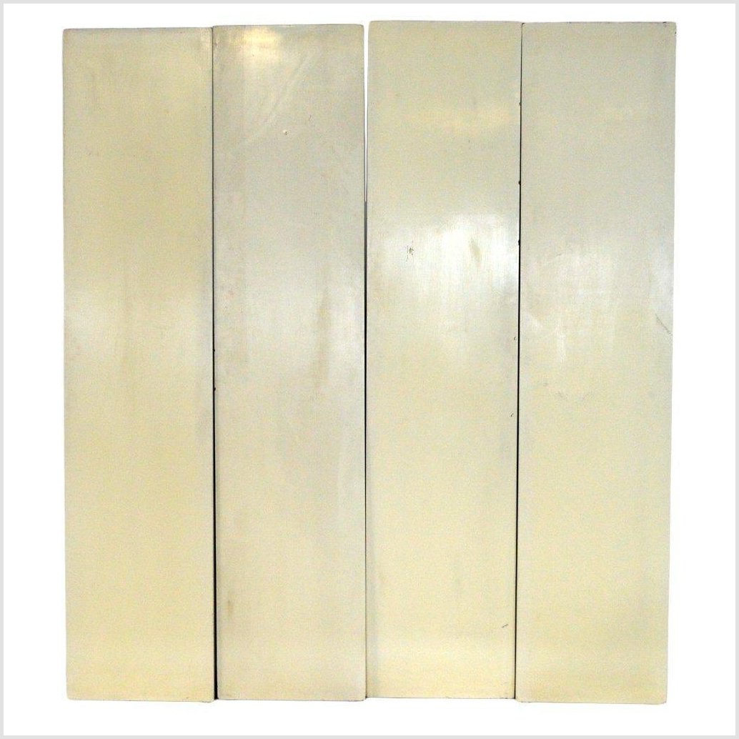 4-Panel Chinese Vintage Screen with Collage of Spring Flowers-8. Asian &amp; Chinese Furniture, Art, Antiques, Vintage Home Décor for sale at FEA Home