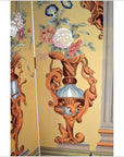 Vintage 4-Panel Roman Art Inspired Screen-6. Asian & Chinese Furniture, Art, Antiques, Vintage Home Décor for sale at FEA Home