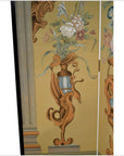 Vintage 4-Panel Roman Art Inspired Screen-7. Asian & Chinese Furniture, Art, Antiques, Vintage Home Décor for sale at FEA Home