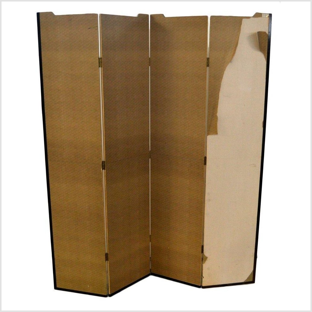 Vintage 4-Panel Roman Art Inspired Screen-11. Asian &amp; Chinese Furniture, Art, Antiques, Vintage Home Décor for sale at FEA Home