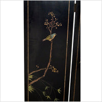 4-Panel Gilt Lacquered Screen