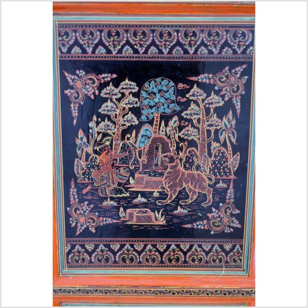 4-Panel Middle Eastern Art Inspired Screen-19. Asian &amp; Chinese Furniture, Art, Antiques, Vintage Home Décor for sale at FEA Home
