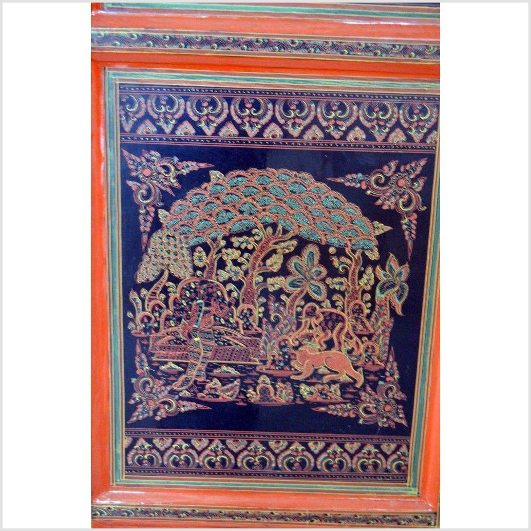 4-Panel Middle Eastern Art Inspired Screen-20. Asian &amp; Chinese Furniture, Art, Antiques, Vintage Home Décor for sale at FEA Home