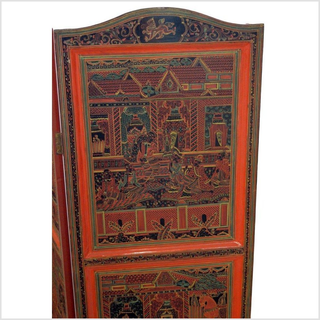 4-Panel Middle Eastern Art Inspired Screen-9. Asian &amp; Chinese Furniture, Art, Antiques, Vintage Home Décor for sale at FEA Home