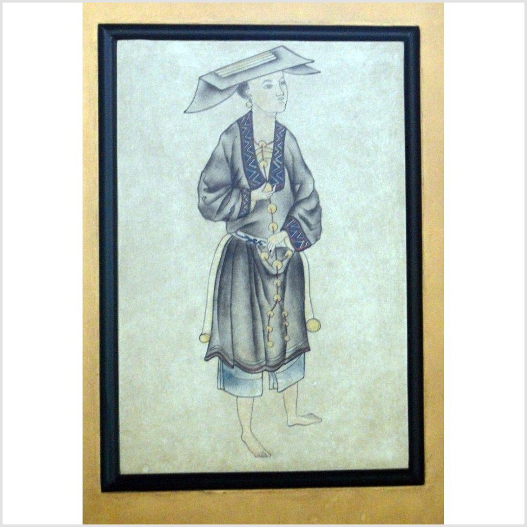 4-Panel Screen with Individual Frames of Men from Different Nations-12. Asian &amp; Chinese Furniture, Art, Antiques, Vintage Home Décor for sale at FEA Home