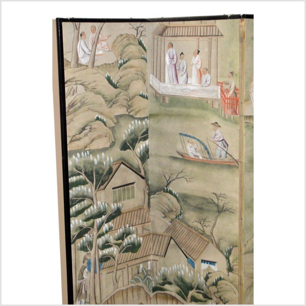 4-Panel Shan Shui Inspired Screen-5. Asian &amp; Chinese Furniture, Art, Antiques, Vintage Home Décor for sale at FEA Home