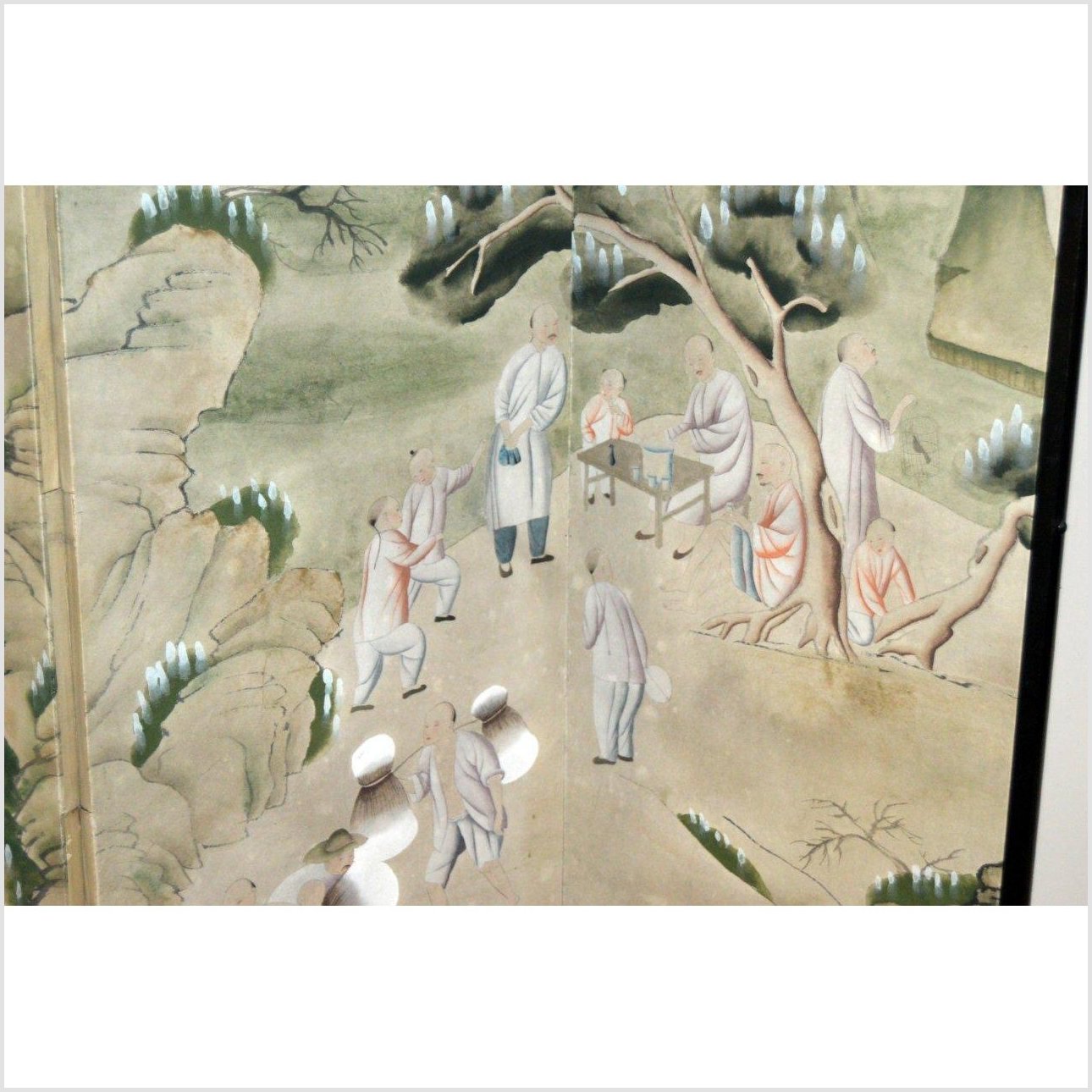 4-Panel Shan Shui Inspired Screen-7. Asian &amp; Chinese Furniture, Art, Antiques, Vintage Home Décor for sale at FEA Home