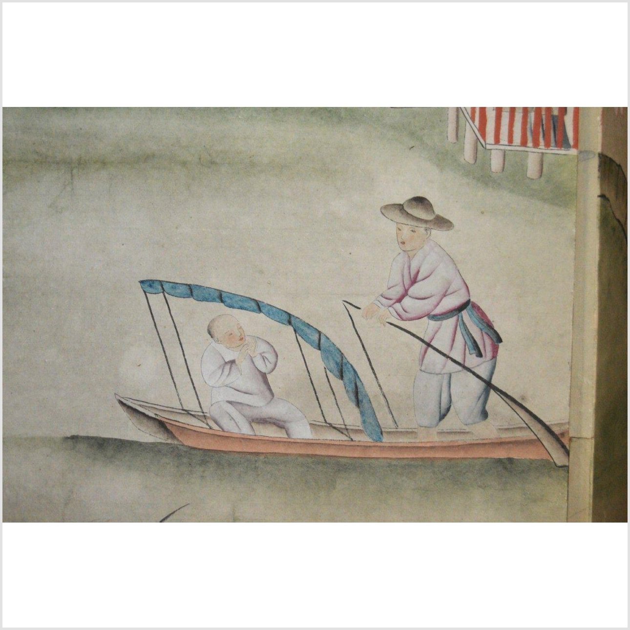 4-Panel Shan Shui Inspired Screen-8. Asian &amp; Chinese Furniture, Art, Antiques, Vintage Home Décor for sale at FEA Home