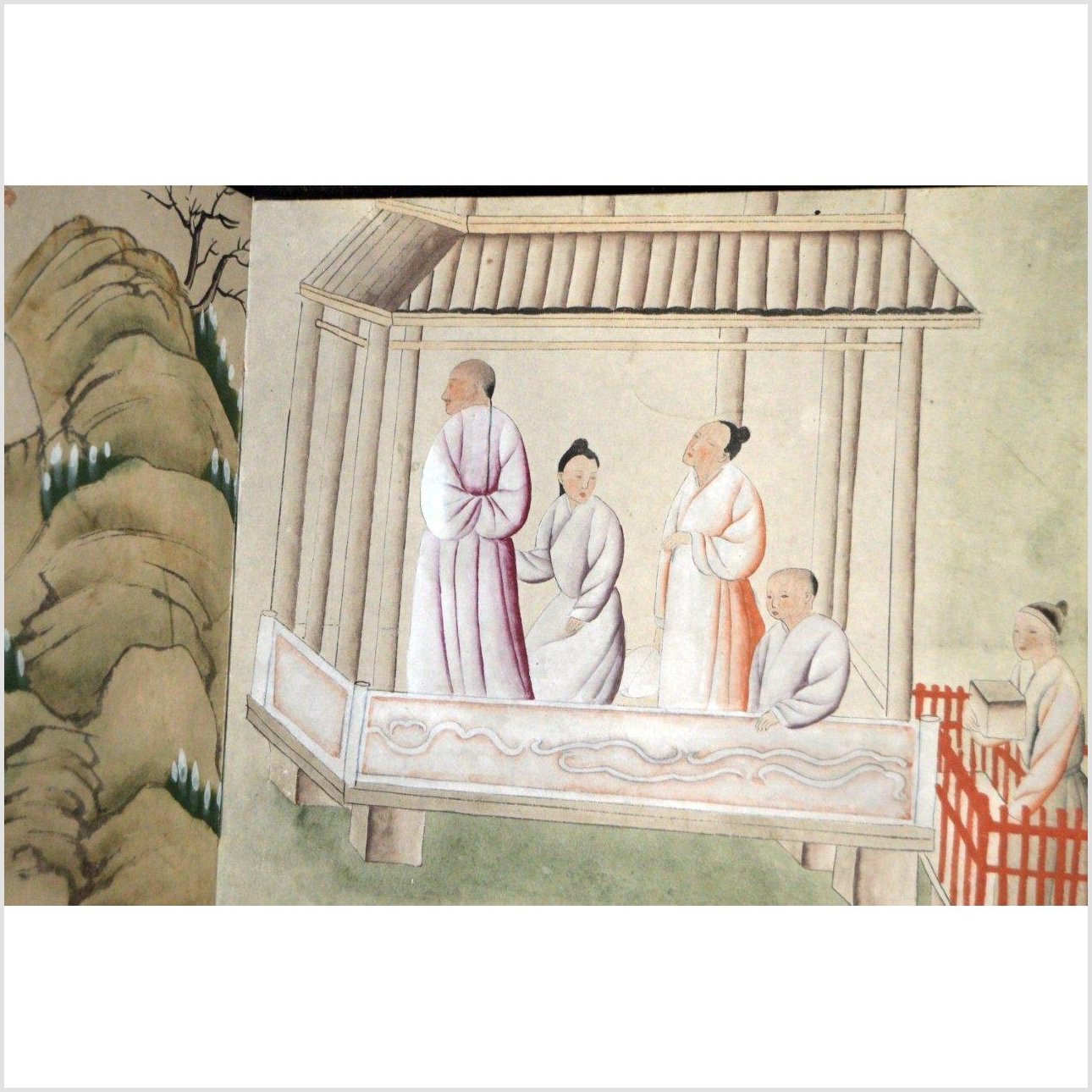 4-Panel Shan Shui Inspired Screen-9. Asian &amp; Chinese Furniture, Art, Antiques, Vintage Home Décor for sale at FEA Home