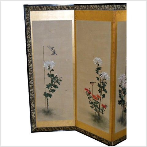 6-Panel Japanese Style Screen Painted with Cherry Blossom Design-YN2866-4. Asian & Chinese Furniture, Art, Antiques, Vintage Home Décor for sale at FEA Home