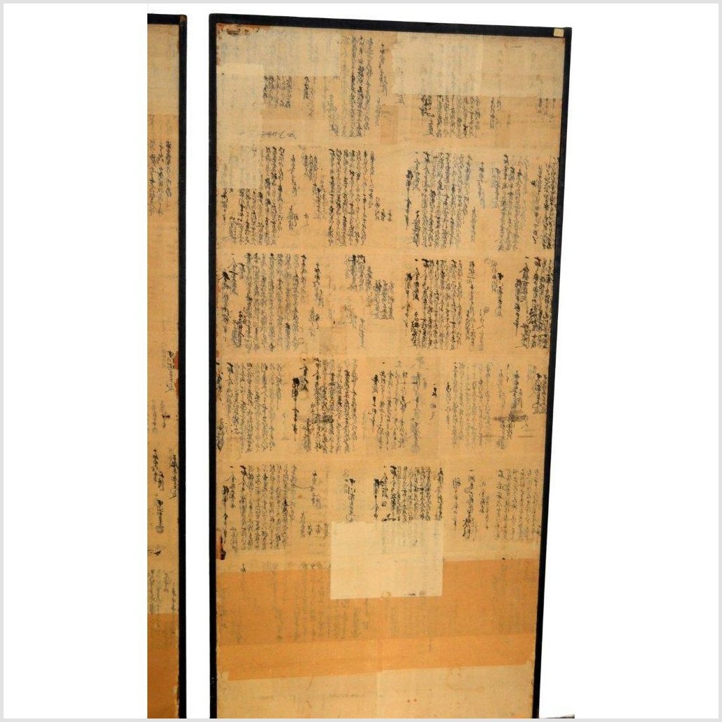 2-Panel Screen Showing Fictional Characters-14. Asian &amp; Chinese Furniture, Art, Antiques, Vintage Home Décor for sale at FEA Home
